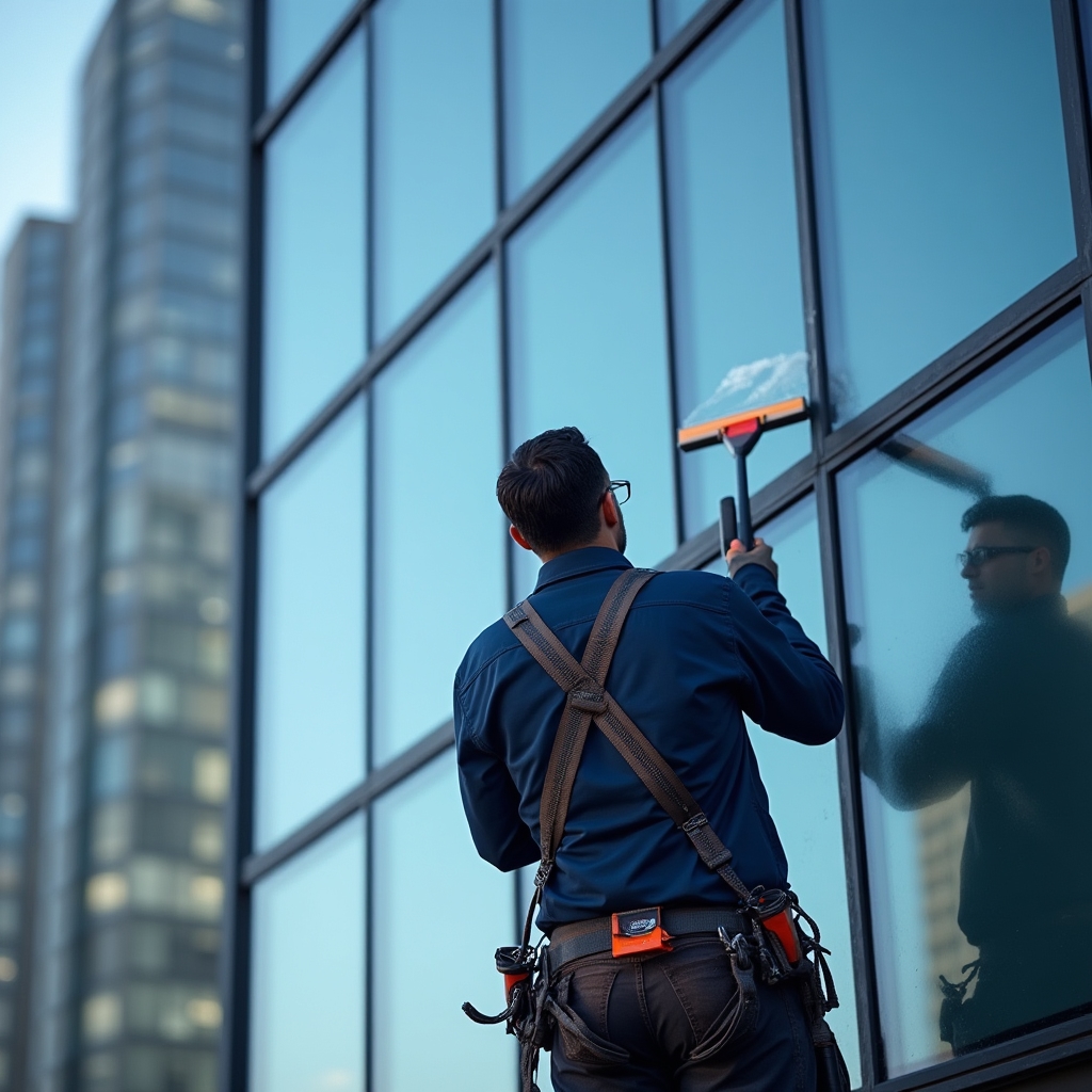 Irodaépület ablakmosás